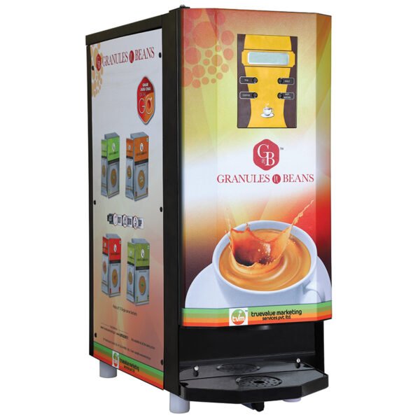 2 Canister Komphy Tea Coffee Vending Machine