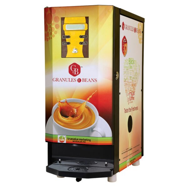 2 Canister Komphy Tea Coffee Vending Machine