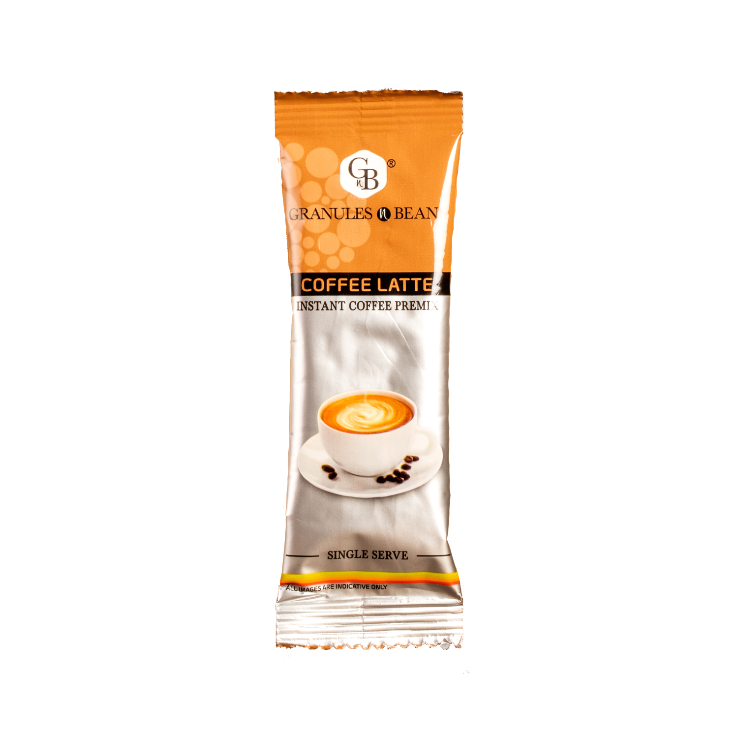 Granules n Beans Instant Premix Coffee Latte - (50 Single Serv Sachets)