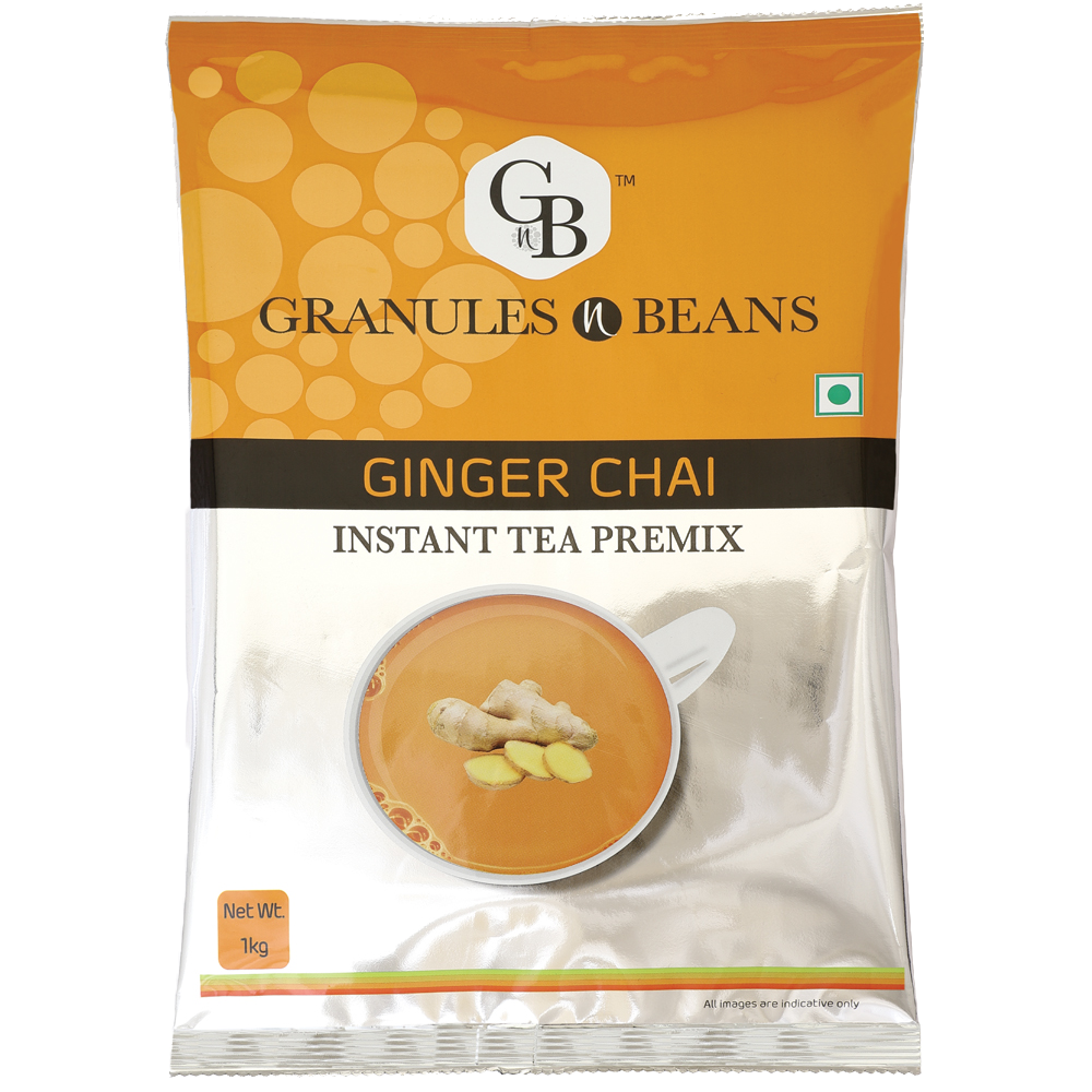Granules n Beans Ginger Chai Instant Tea Premix - 1kg