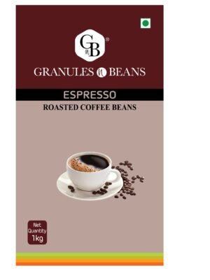 Granules n Beans Espresso Roasted Coffee Beans - 1kg