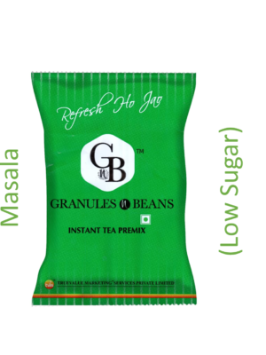Granules n Beans Masala (Low Sugar) Instant Tea Premix – 1kg for Vending Machine | Low Sugar Option
