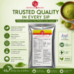 Matcha Tea Premix (Low Sugar) 1kg | Hot & Cold Drink Mix | Instant Premix Tea