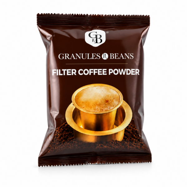 Filter Coffee Powder (65% Coffee, 35% Chicory Blend) - 200g Authentic South Indian Filter Coffee