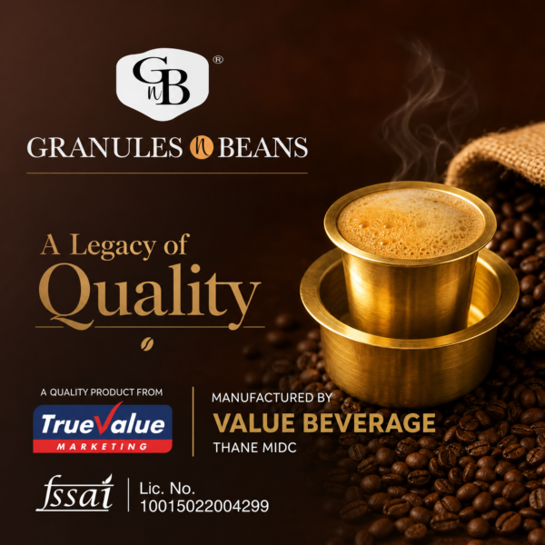 Filter Coffee Powder (65% Coffee, 35% Chicory Blend) - 200g Authentic South Indian Filter Coffee Pack of 2